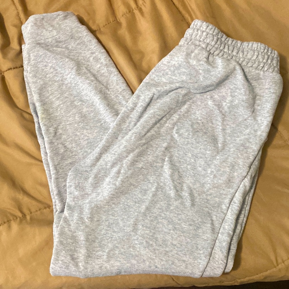Grey sweatpants